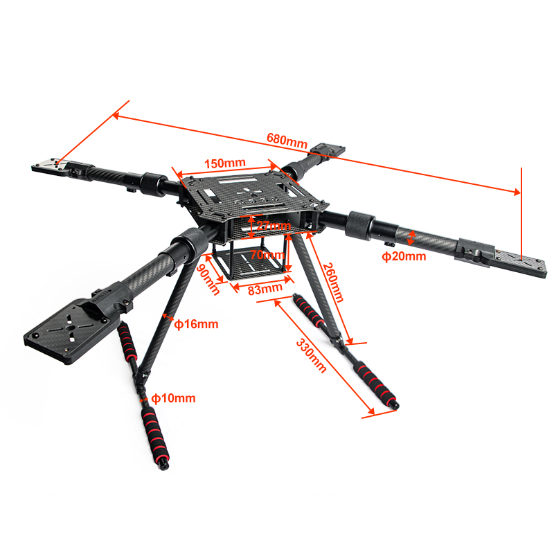 Комплект складной рамы для дро – обзор и цена Drone Kit Racing